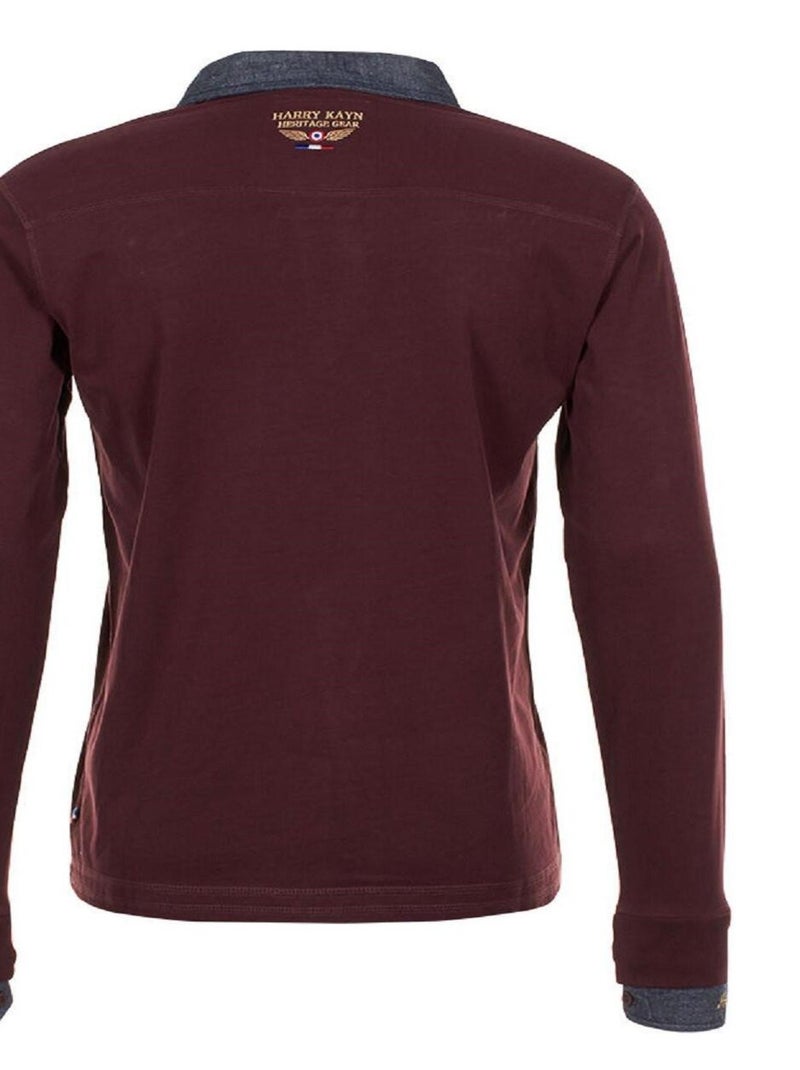 Polo manches longues   CAZBA - HARRY KAYN Bordeaux - Kiabi