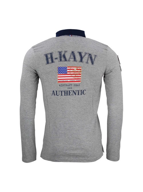 Polo manches longues   CEGAM - HARRY KAYN - Kiabi