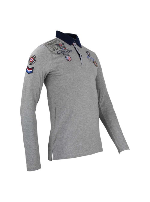 Polo manches longues   CEGAM - HARRY KAYN - Kiabi