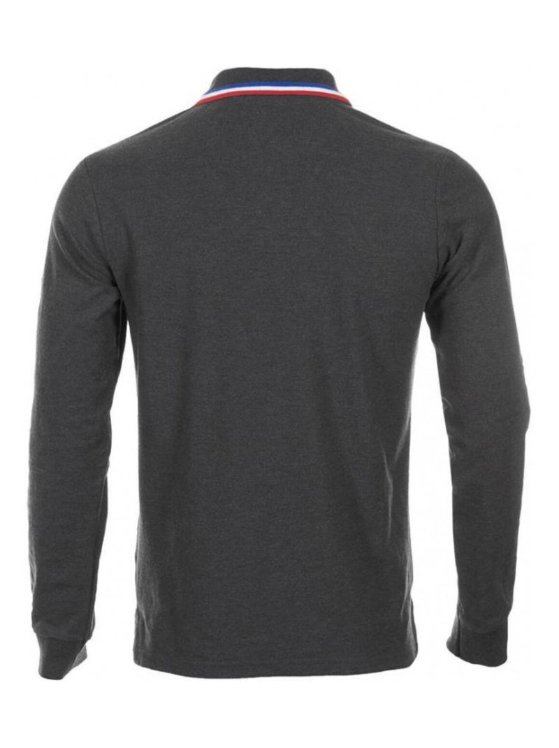 Polo manches longues   CILAR - DEGRE CELSIUS Gris - Kiabi