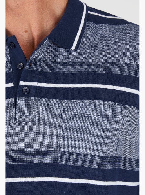 Polo manches longues en maille piquée - Damart - Kiabi