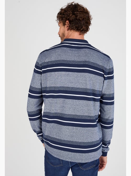 Polo manches longues en maille piquée - Damart - Kiabi