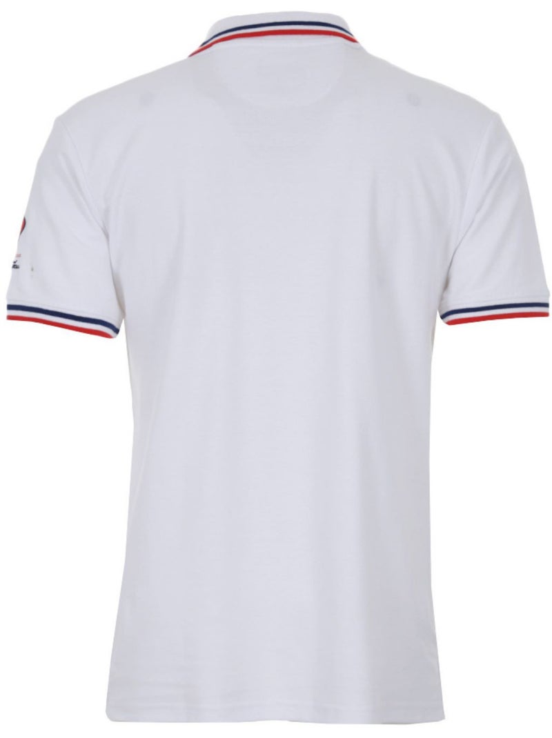 Polo manches longues garçon ECALOR - DEGRE CELSIUS Blanc - Kiabi