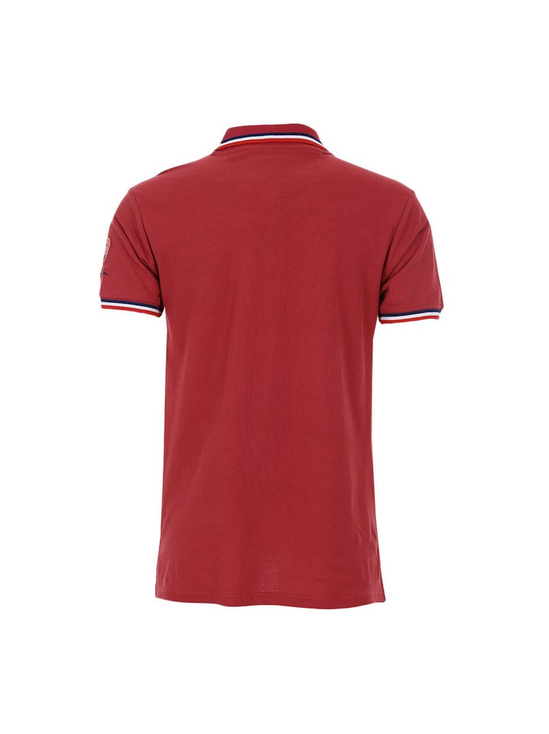 Polo manches longues garçon ECALOR - DEGRE CELSIUS Rouge - Kiabi