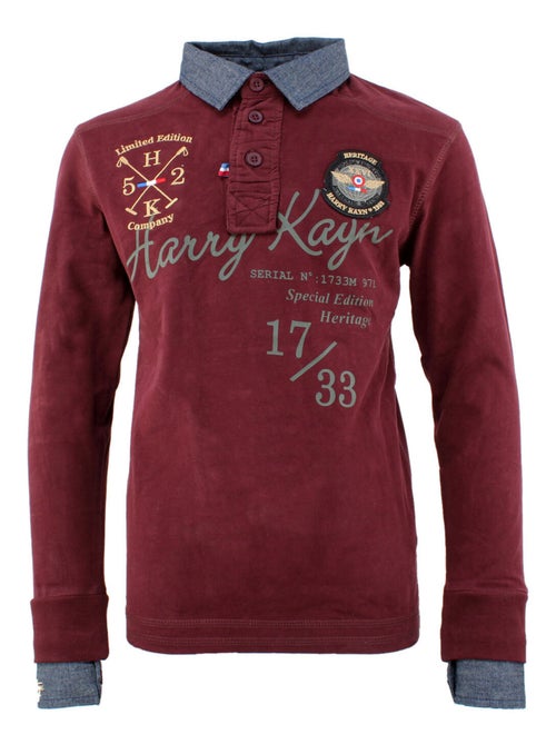 Polo manches longues garçon ECAZBA - HARRY KAYN - Kiabi