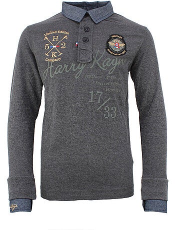 Polo manches longues garçon ECAZBA - HARRY KAYN