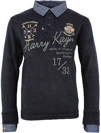 Polo manches longues garçon ECAZBA - HARRY KAYN