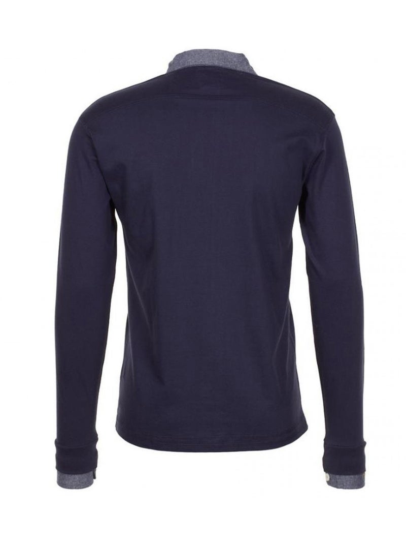 Polo manches longues garçon ECAZBI - HARRY KAYN Bleu marine - Kiabi
