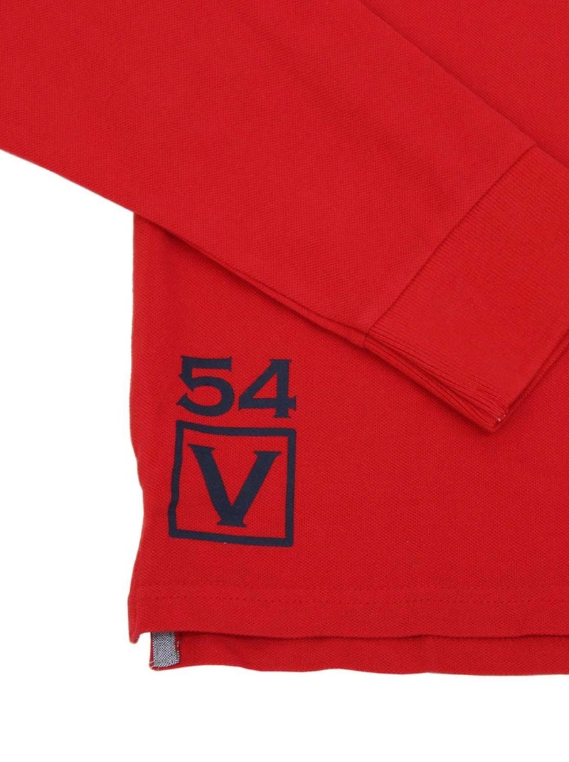 Polo manches longues garçon ECEDICE - VENT DU CAP Rouge - Kiabi