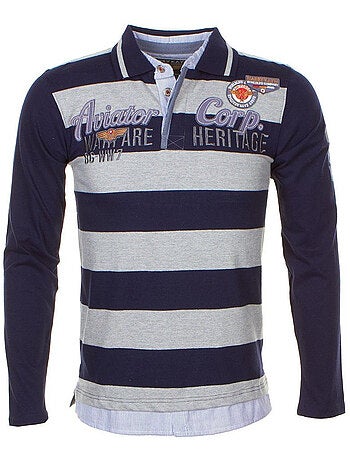 Polo manches longues garçon ECHAGOR - HARRY KAYN