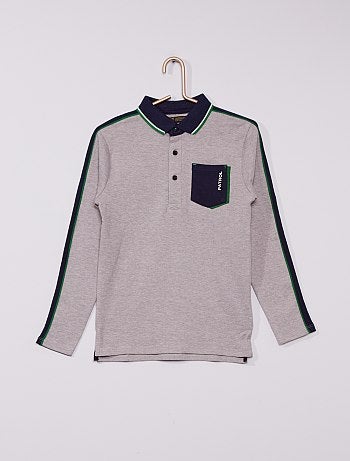 Polo manches longues