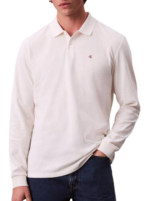 Polo Manches longues Homme Calvin Klein - Kiabi