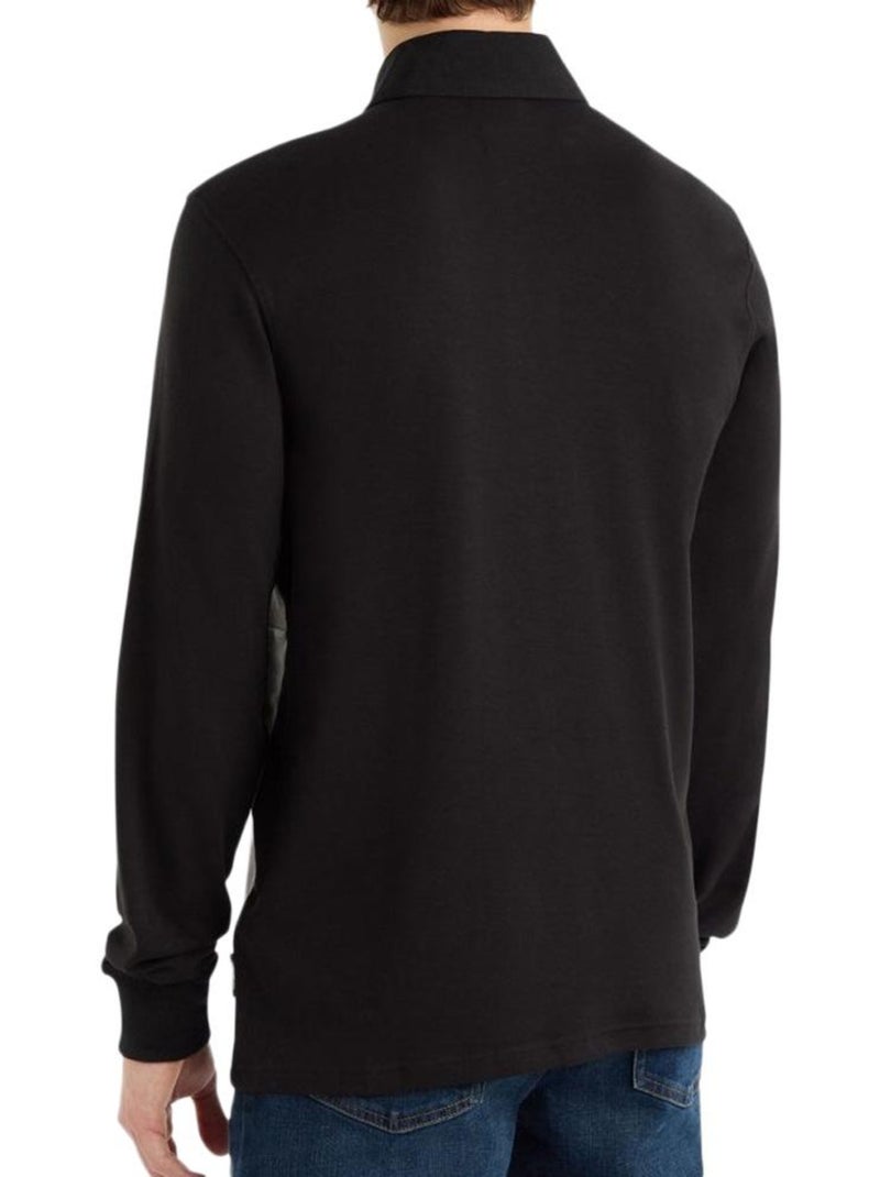 Polo Manches Longues Homme Umbro Noir - Kiabi