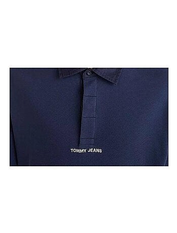Polo manches longues motif/style blocs de couleurs - tommy hilfiger