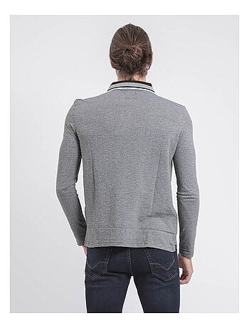 Polo manches longues pur coton PAMELVINE