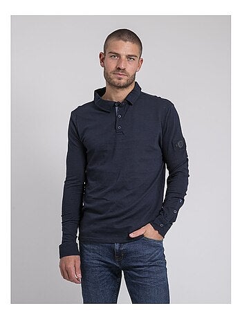 Polo manches longues pur coton PILKA