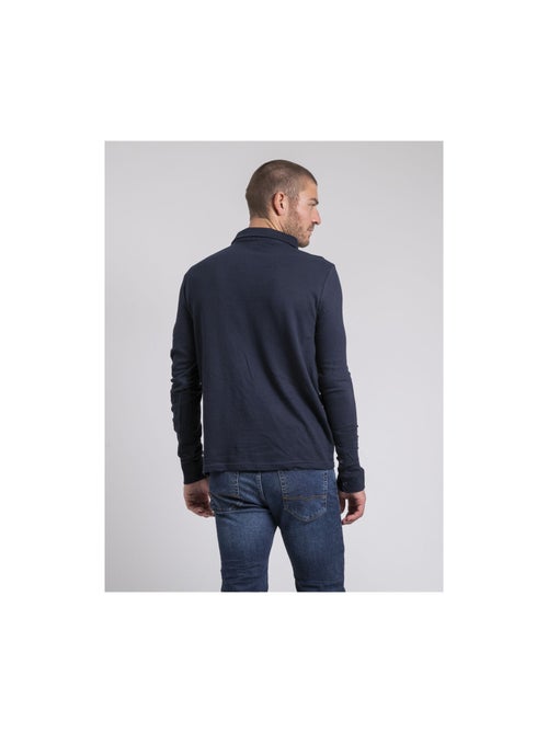 Polo manches longues pur coton PILKA - Kiabi