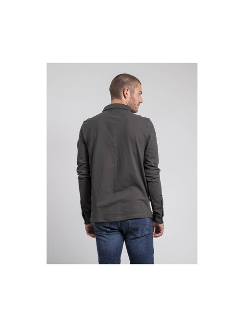 Polo manches longues pur coton PILKA - Kiabi