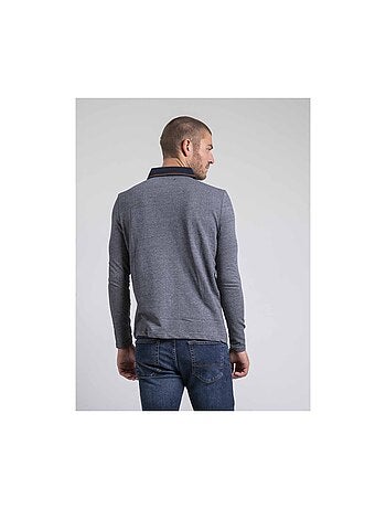 Polo manches longues pur coton PIVALMOX
