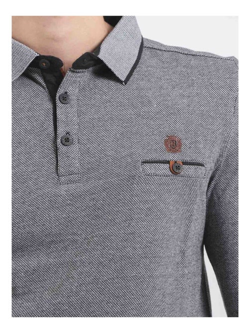 Polo manches longues pur coton PIWANGA - Kiabi