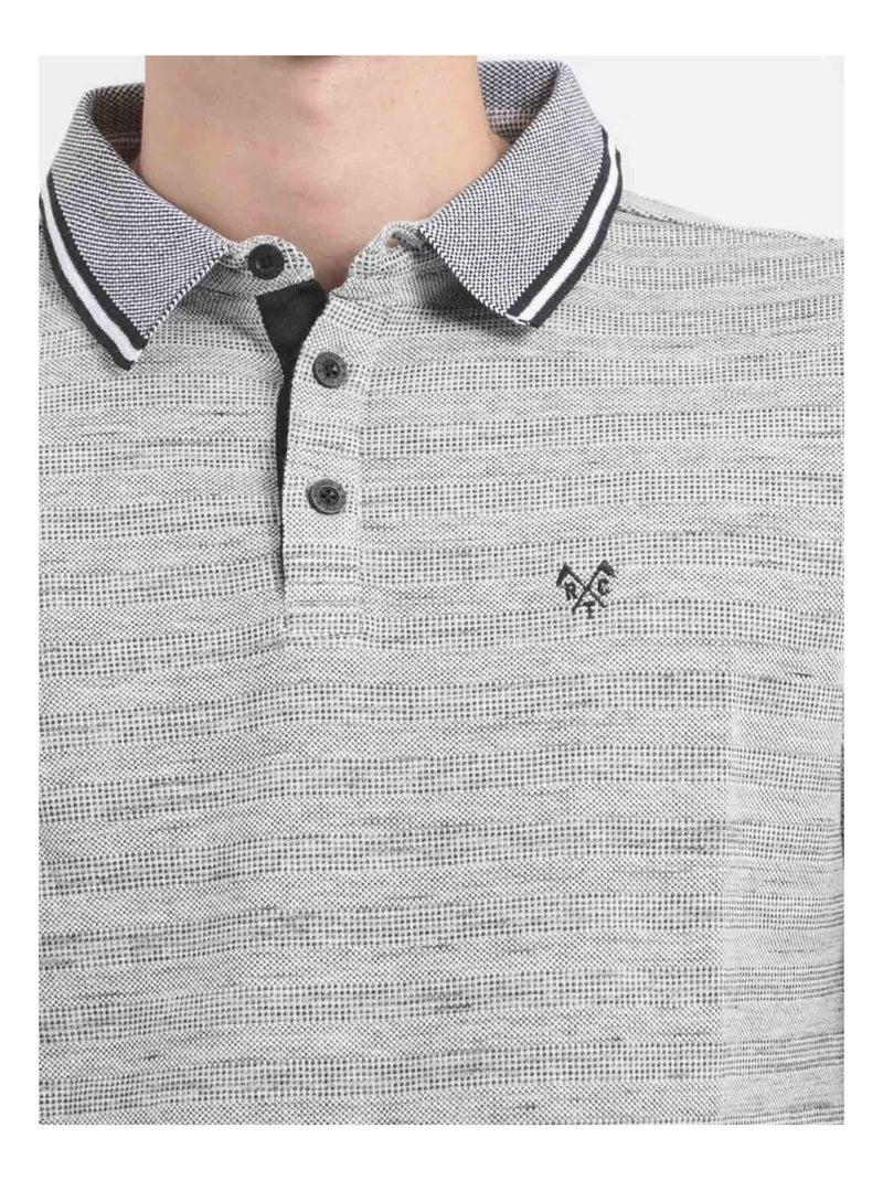 Polo manches longues pur coton PLAMOTO Ecru - Kiabi