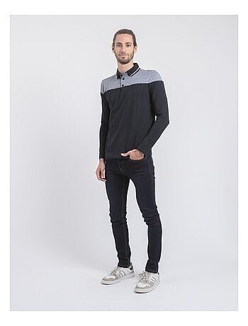 Polo manches longues pur coton POGAME