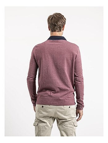 Polo manches longues pur coton POUMIX
