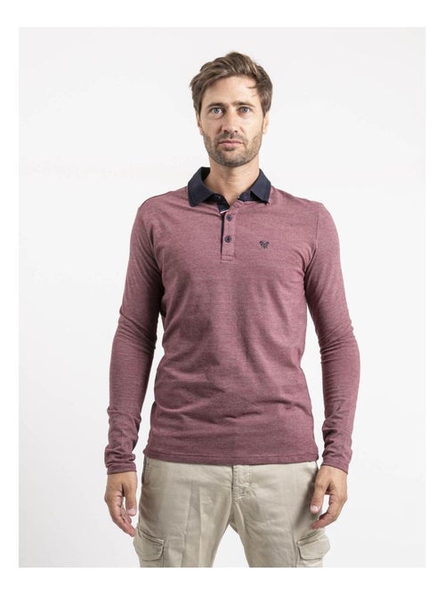 Polo manches longues pur coton POUMIX - Kiabi