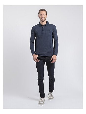 Polo manches longues pur coton PUMANAR