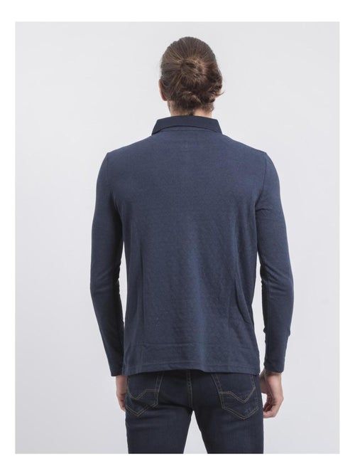 Polo manches longues pur coton PUMANAR - Kiabi