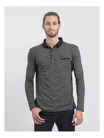 Polo manches longues pur coton purly