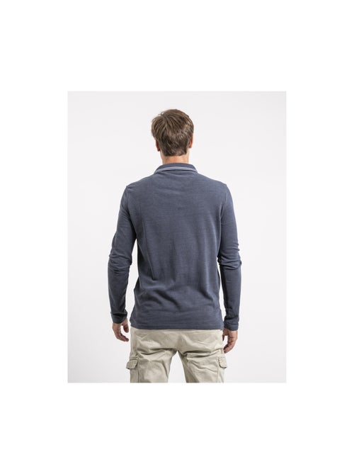 Polo manches longues pur coton PYLONE - Kiabi