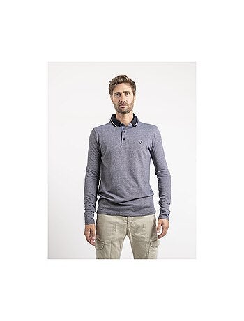 Polo manches longues pur coton PYTHON