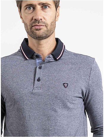 Polo manches longues pur coton PYTHON