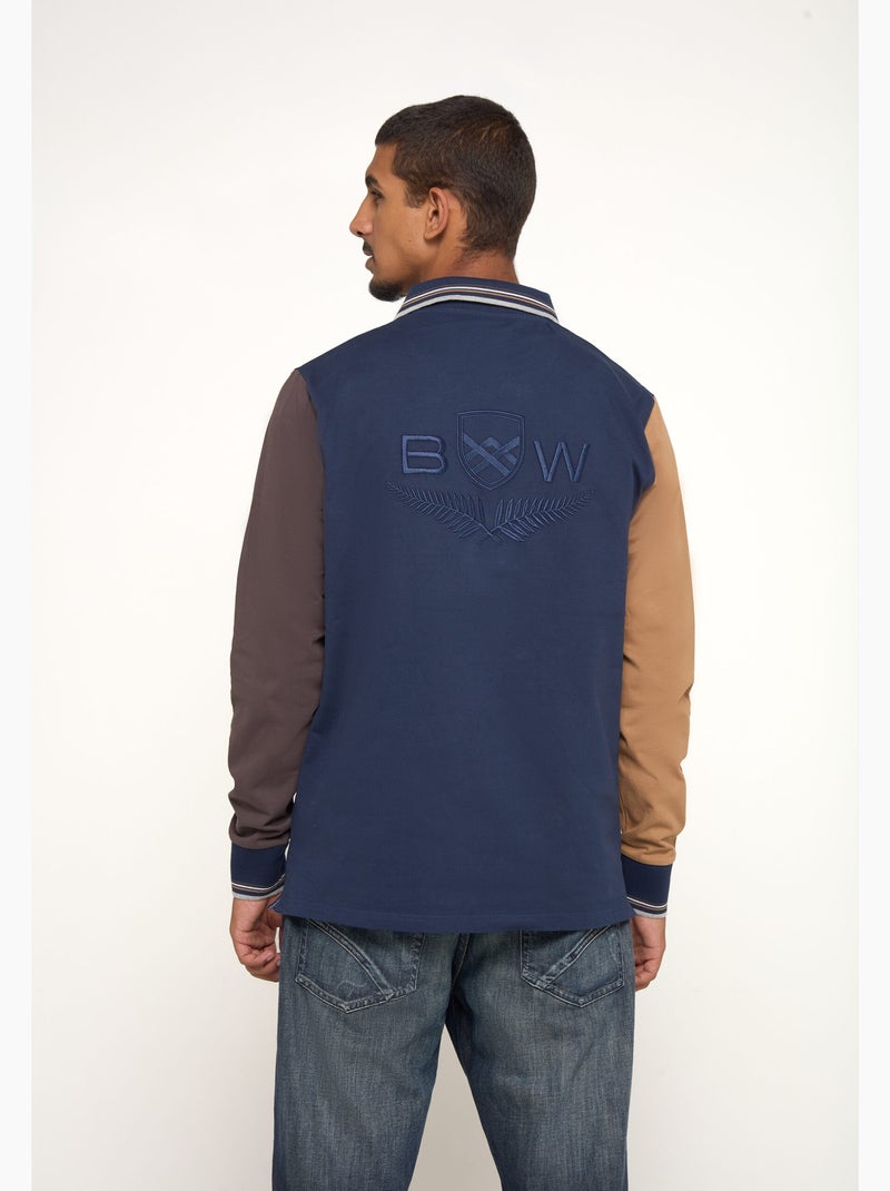 POLO MARIN D'HIVER CHIC Bleu marine - Kiabi