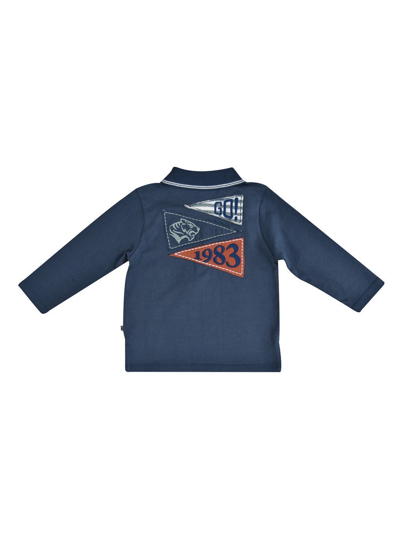 POLO MARINE DARELL Bleu - Kiabi