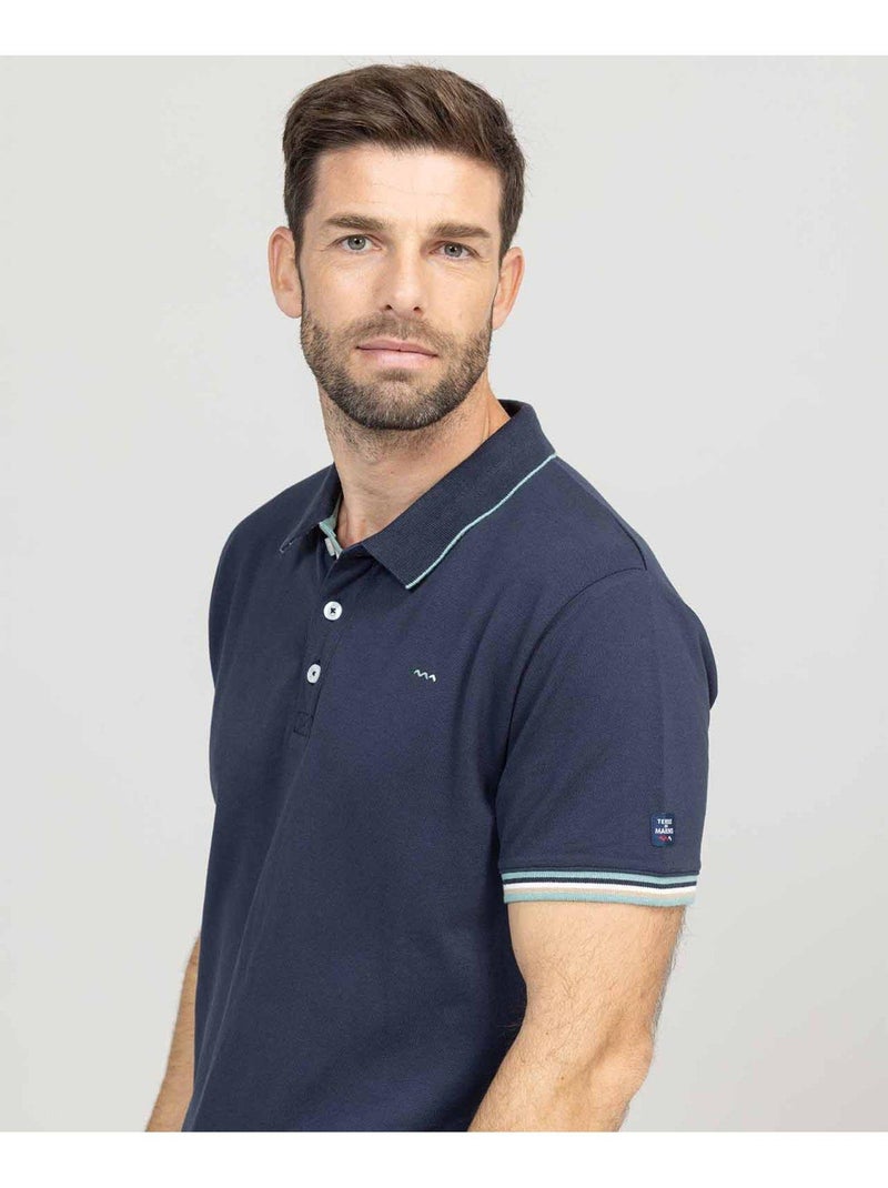 Polo Mc Homme Terre de Marins Bleu - Kiabi