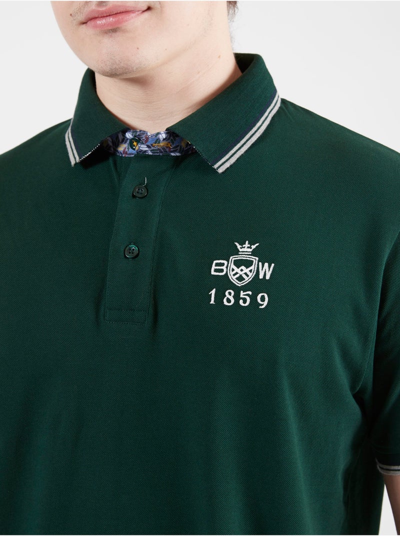 POLO MC RETRO ACADEMY Vert - Kiabi