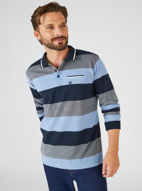 Polo mélange coton - Damart - Kiabi
