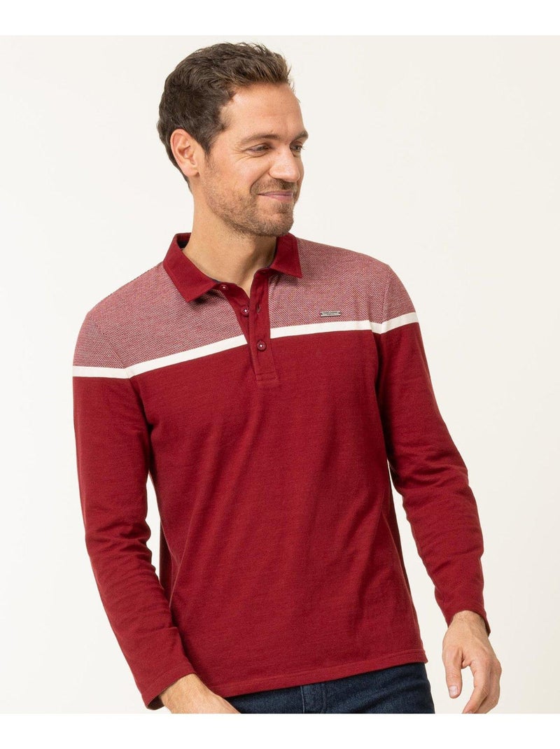 Polo Ml Homme Terre de Marins Rouge - Kiabi