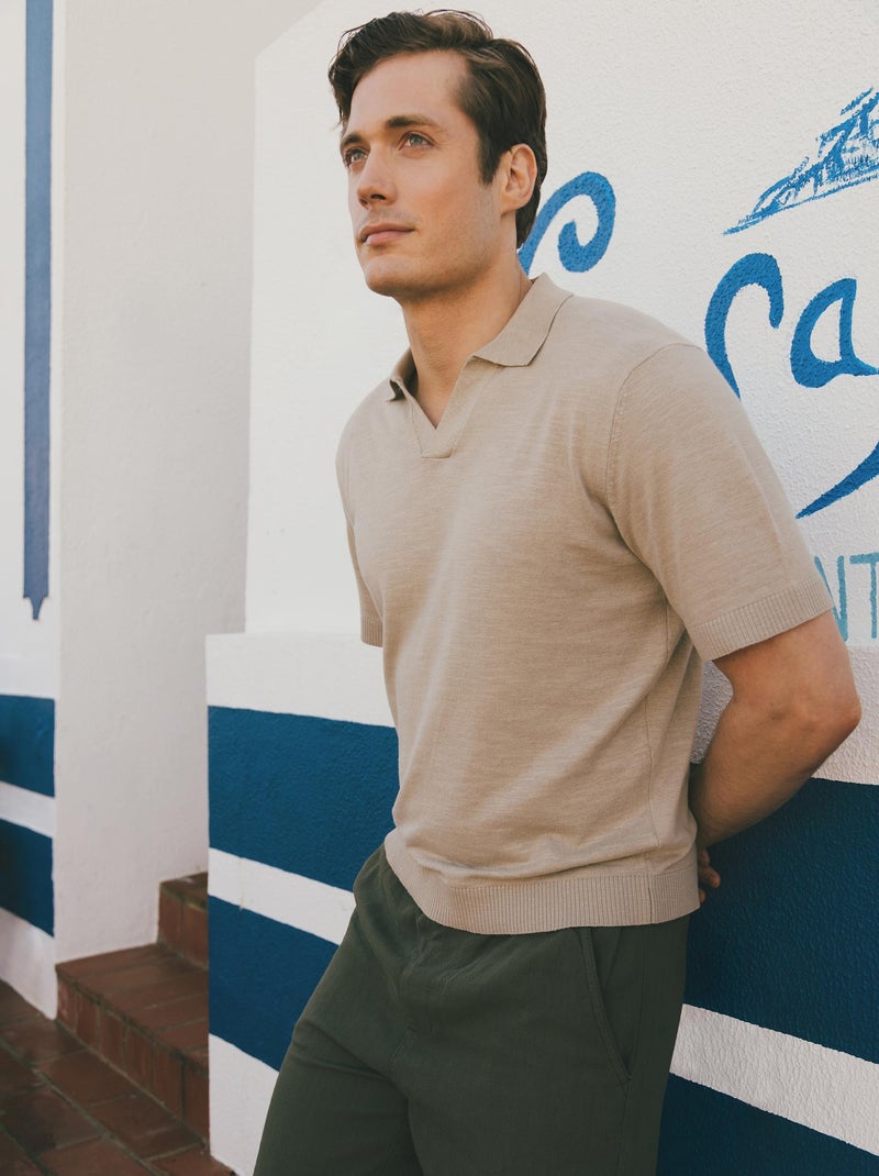 Polo  MO Fashion Beige - Kiabi