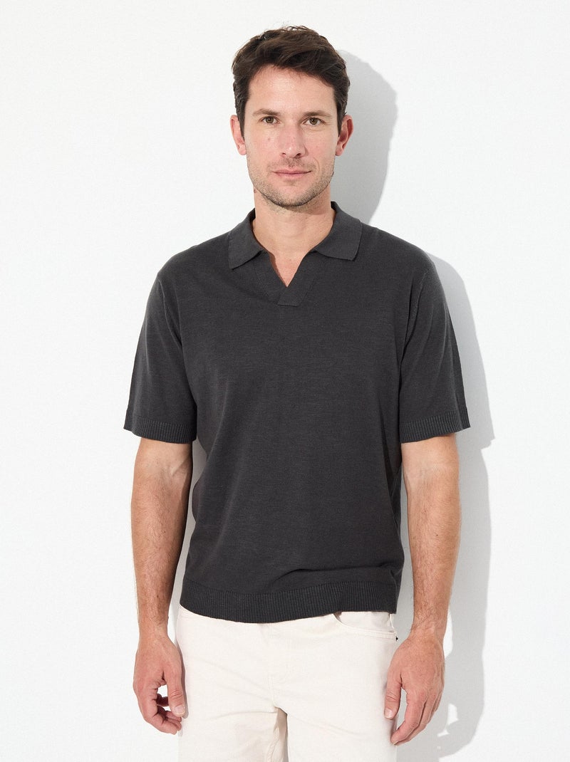 Polo MO Fashion Gris - Kiabi
