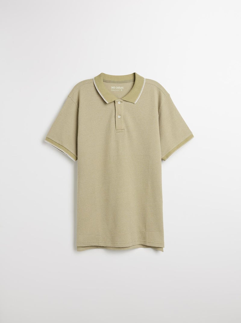 Polo MO Fashion Vert - Kiabi