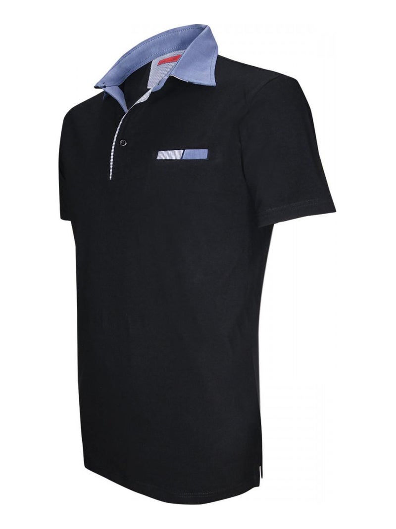 Polo mode ALESSANDRINO Noir - Kiabi