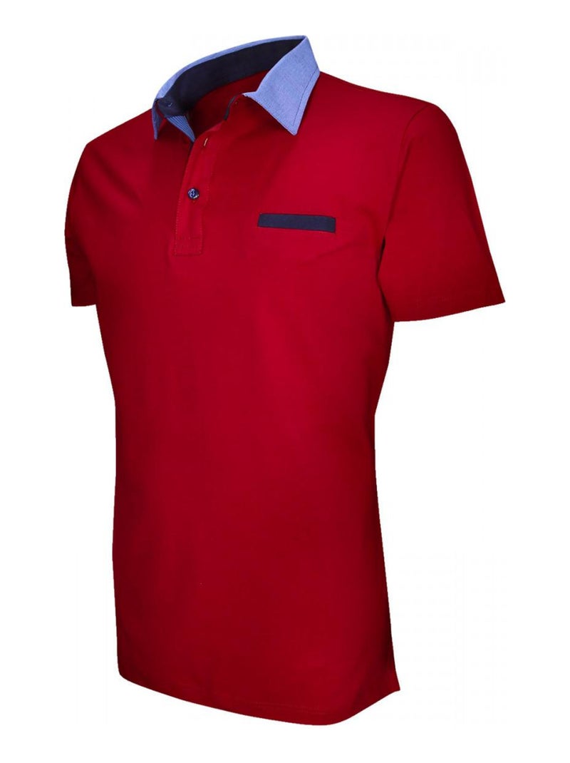 Polo mode ANAGNINA Bordeaux - Kiabi