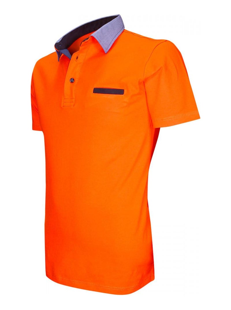 Polo mode ANAGNINA Orange - Kiabi