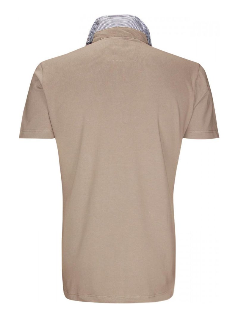 Polo mode BOLOGNA Marron clair - Kiabi