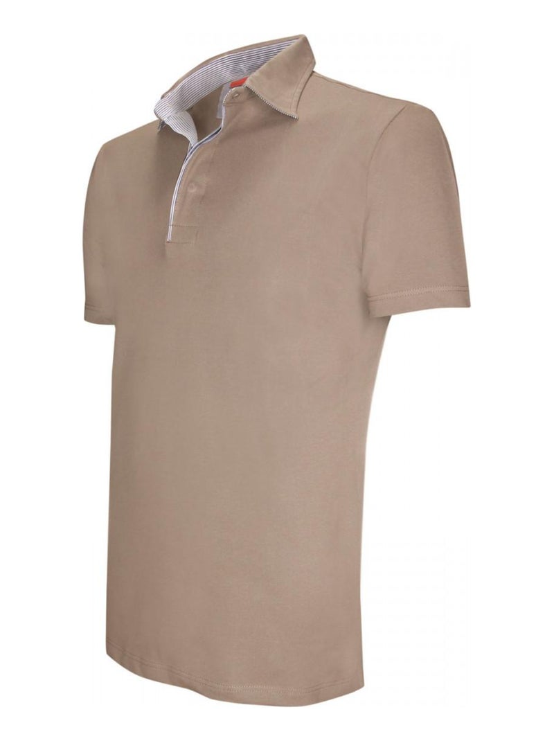 Polo mode BOLOGNA Marron clair - Kiabi