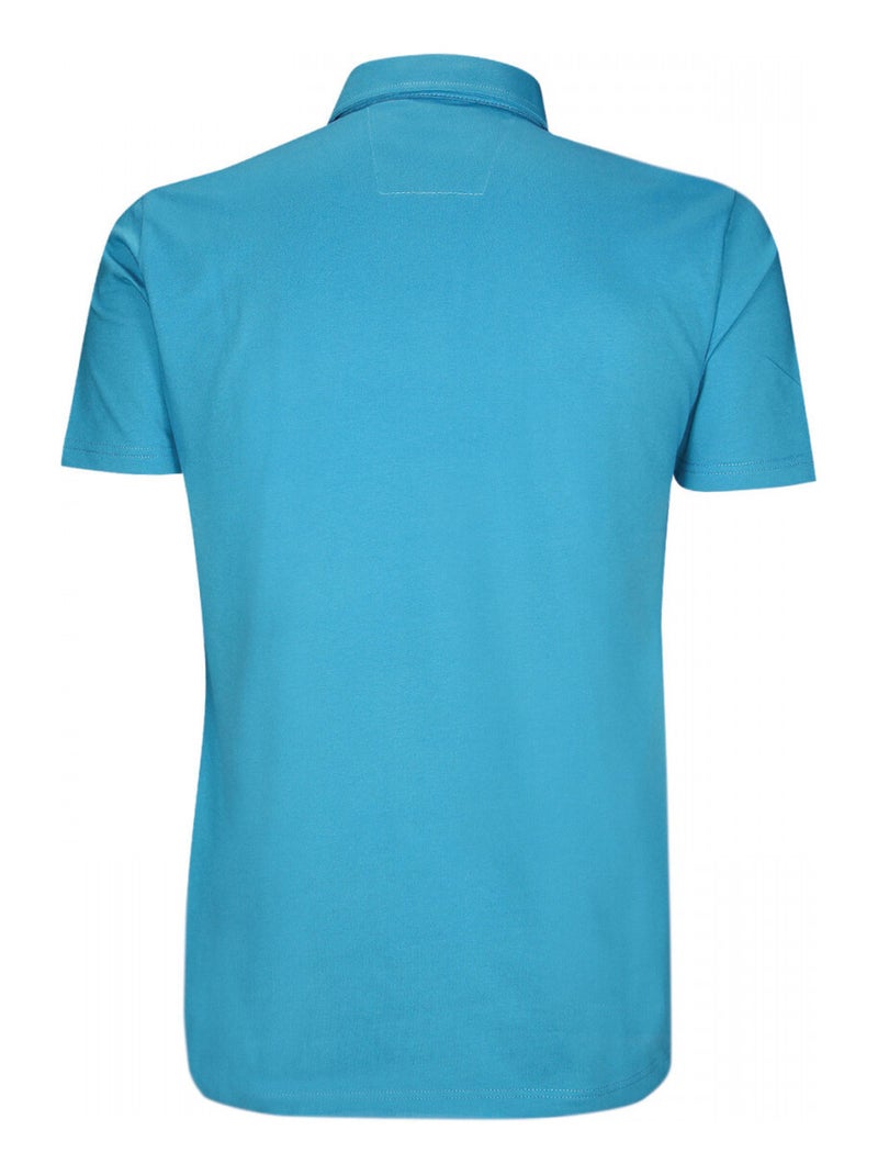 Polo mode CORNELIA Bleu turquoise - Kiabi