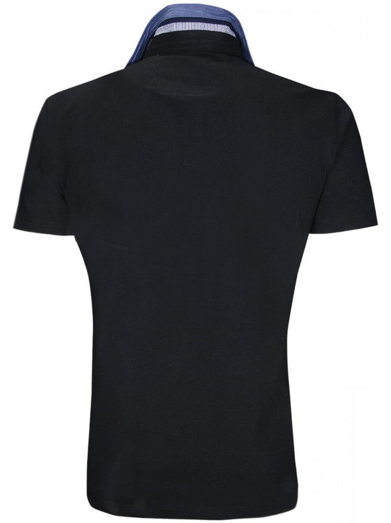 Polo mode coupe cintrée ALESSANDRINO Andrew Mac Allister Bleu indigo , L Indigo - Kiabi